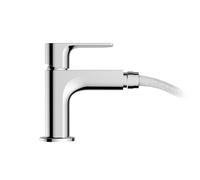 hansgrohe Rebris E Mitigeur monocommandé pour bidet avec garniture découlement, saillie 120 mm, 72211000, 72211000, Colorazione: cromo