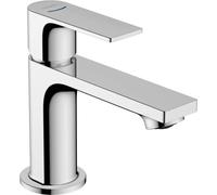 hansgrohe Rebris E rubinetto a colonna 80 con maniglia a leva per acqua fredda o acqua premiscelata senza scarico, sporgenza 121 mm, 72506, Colorazione: cromo