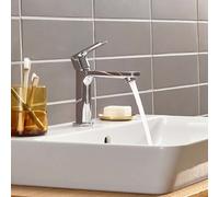 hansgrohe Rebris E Mitigeur monocommandé pour lavabo 110 CoolStart avec vidage, saillie 133 mm, 72559000, 72559000, Colorazione: cromo