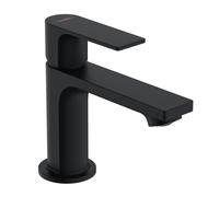 hansgrohe Rebris E Mitigeur monocommandé pour lavabo 80 CoolStart sans garniture de vidage, saillie 121 mm, 72554670, 72554670, Colorazione: nero opaco