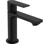 hansgrohe Rebris E miscelatore monocomando per lavabo 110 CoolStart senza scarico, sporgenza 133 mm, 72560, Colorazione: Nero opaco