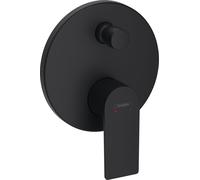 Miscelatore Vasca Doccia Da Incasso Hansgrohe Rebris E Con dispositivo di sicurezza 175x90mm Nero...