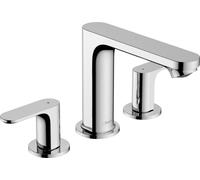 hansgrohe Rebris S Mélangeur de lavabo 3 trous 110, avec vidage, chromé, saillie 134 mm, 72530000, 72530000