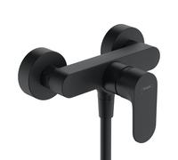 Hansgrohe Rubinetto doccia Rebris S – Miscelatore monocomando a parete 1 funzione, nero opaco