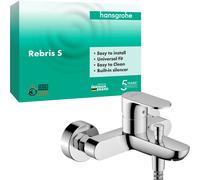 Hansgrohe Rebris S rubinetto monocomando per vasca, incasso, scarico 173 mm, ...