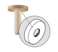 hansgrohe rosetta, 92122140, Universal bronzo spazzolato [Rubinetteria Bagno > Ricambi Rubinetteria Bagno]