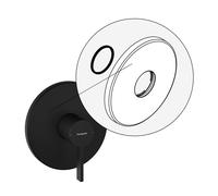 hansgrohe rosetta, 98792670, Universal nero opaco [Rubinetteria Bagno > Ricambi Rubinetteria Bagno]