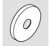 hansgrohe rosetta per bocca, 93987670, Universal nero opaco [Rubinetteria Bagno > Ricambi Rubinetteria Bagno]