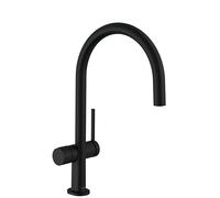 hansgrohe Talis M54 Mitigeur monocommandé pour cuisine 220, robinet darrêt pour appareil, 1jet, 72805670, 72805670, Colorazione: Nero opaco