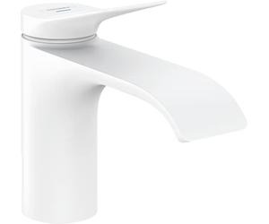 hansgrohe Rubinetto Vivenis per acqua fredda con beccuccio altezza 80 mm, rubinetto a risparmio acqua, bianco opaco