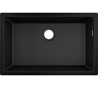 hansgrohe S51 lavello da cucina, 43432170, S510-U660 S51 nero grafite [Lavelli da Cucina > per Base Sottolavello a partire da 80 cm]