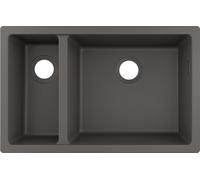 Hansgrohe S 51 lavello in granito 71x45 cm grigio/grafite/inox 43433290