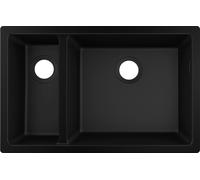 Hansgrohe S 51 lavello in granito 71x45 cm nero 43433170