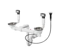 hansgrohe S71 set di scarico e troppopieno per azionamento automatico, 43932800, D13-11 S71 [Lavelli da Cucina > Accessori per Lavelli da Cucina]