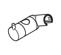 hansgrohe scorrevole per asta saliscendi, 97651700, Croma; Croma Select; Croma Select S; Crometta E; Raindance Select E; Raindance Select S; Unica S Puro; Vernis Blend bianco opaco [Rubinetteria Bagno