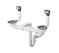 hansgrohe set raccordo di scarico e troppopieno S71 per azionamento manuale, 43922800, D13-10 S71 [Lavelli da Cucina > Accessori per Lavelli da Cucina]