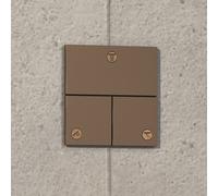 Miscelatore Doccia Da Incasso Hansgrohe Comfort E Quadrato o quadrata 155x155 mm Oro Rosso Lucido