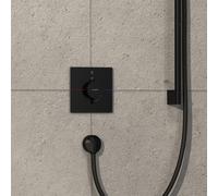 hansgrohe ShowerSelect Comfort E rubinetto doccia da incasso con termostatico, 15571670, ShowerSelect Comfort E nero opaco [Rubinetteria Bagno > Rubinetteria Doccia]