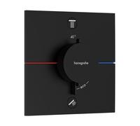 Hansgrohe ShowerSelect Comfort E rubinetto per vasca e doccia da incasso con termostato nero 15578670