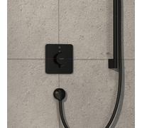 hansgrohe ShowerSelect Comfort Q rubinetto doccia da incasso con termostatico, 15581670, ShowerSelect Comfort Q nero opaco [Rubinetteria Bagno > Rubinetteria Doccia]