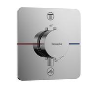 hansgrohe Comfort Q termostatico monocomando, per vasca e doccia, 15583000, ShowerSelect Comfort Q cromo [Rubinetteria Bagno > Rubinetteria Doccia]