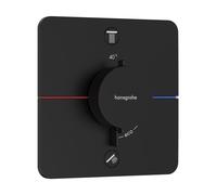 Hansgrohe ShowerSelect Comfort Q rubinetto per vasca e doccia da incasso con termostato nero 15583670
