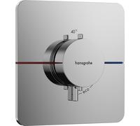 hansgrohe ShowerSelect Comfort Q thermostat, encastré, 1 consommateur, rosace Soft Edge, 15588000, 15588000, Colorazione: cromo