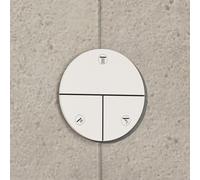 hansgrohe DocciaSelect Comfort S, da incasso, 3 utenze, rosone rotondo, 15558, Colorazione: Bianco Opaco