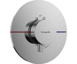 hansgrohe ShowerSelect Comfort S - Miscelatore termostatico incasso, Rubinetto termostatico, Termostato rotondo, per la valvola ShowerSelect Comfort, cromo
