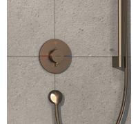 hansgrohe ShowerSelect Comfort S rubinetto doccia da incasso con termostatico, 15553140, ShowerSelect Comfort S bronzo spazzolato [Rubinetteria Bagno > Rubinetteria Doccia]
