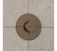 hansgrohe ShowerSelect Comfort S termostatico, per vasca e doccia, 15559140, ShowerSelect Comfort S bronzo spazzolato [Rubinetteria Bagno > Rubinetteria Doccia]
