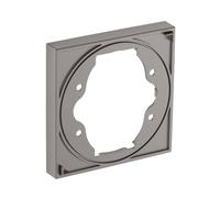 hansgrohe ShowerSelect rosetta di prolunga, 13593340, ShowerSelect nero cromato spazzolato [Rubinetteria Bagno > Accessori di Montaggio per Rubinetteria Bagno]