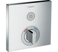 hansgrohe ShowerTablet ShowerSelect Mélangeur douche, encastré, 1 consommateur, chromé, 15767000, 15767000