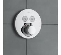 Douche à mainTableau de douche ShowerSelect S thermostat, encastré, 2 consommateurs, chromé, 15743000, 15743000, Colorazione: cromo