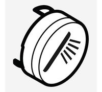 hansgrohe ShowerSelect simbolo per pulsante, 92573450, ShowerSelect bianco [Rubinetteria Bagno > Accessori di Montaggio per Rubinetteria Bagno]