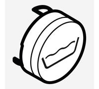 hansgrohe ShowerSelect simbolo per pulsante, 92577610, ShowerSelect nero [Rubinetteria Bagno > Accessori di Montaggio per Rubinetteria Bagno]