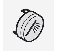 hansgrohe ShowerSelect simbolo per pulsante, 93573670, ShowerSelect nero opaco [Rubinetteria Bagno > Accessori di Montaggio per Rubinetteria Bagno]