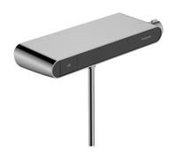 hansgrohe ShowerTablet Select Miscelatore termostatico Doccia per 1 Utenza | Cromo, 1 tipo di getto, pulsante Select, SafetyStop (40°C), max. 14,4 l/min, CoolContact, 13158000
