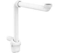 Hansgrohe sifone per lavabo a tubo bianco 54235000