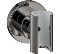hansgrohe support de douche AXOR rond, 39525330, 39525330, Colorazione: Cromo nero lucido