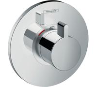 hansgrohe Tablette de douche Ecostat S Thermostat Highflow, encastré, chromé, 15756000, 15756000