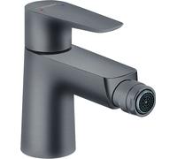 hansgrohe Talis E mélangeur de bidet à levier unique, déchets pop-up, 71720340, 71720340, Colorazione: Nero spazzolato