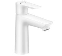 hansgrohe Talis E, mitigeur monocommande de lavabo 110, vidage automatique, saillie de 112 mm, 71710700, 71710700, Colorazione: bianco opaco