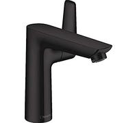 hansgrohe Talis E, mitigeur monocommande de lavabo 150, vidage automatique, saillie de 141 mm, 71754670, 71754670, Colorazione: Nero opaco