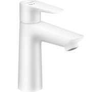 hansgrohe Talis E miscelatore monocomando per lavabo 110 CoolStart, scarico a scomparsa, sporgenza 112 mm, colorazione: bianco opaco