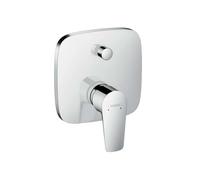 hansgrohe Talis E miscelatore monocomando per vasca da incasso, combinazione di sicurezza, Colorazione: cromo