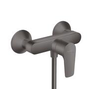 hansgrohe Talis E rubinetto doccia esterno con miscelatore, 71760340, Talis E nero cromato spazzolato [Rubinetteria Bagno > Rubinetteria Doccia]