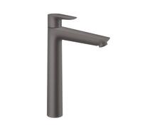 hansgrohe Talis E mitigeur monocommande de lavabo 240, vidage automatique, saillie de 183mm, 71716340, 71716340, Colorazione: Nero spazzolato