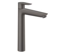 hansgrohe Talis E miscelatore monocomando per lavabo 240, senza scarico a scomparsa, sporgenza 183 mm, Colorazione: Nero spazzolato