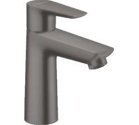 hansgrohe Talis E miscelatore monocomando per lavabo 110, senza scarico a scomparsa, sporgenza 112 mm, Colorazione: Nero spazzolato - 71712340